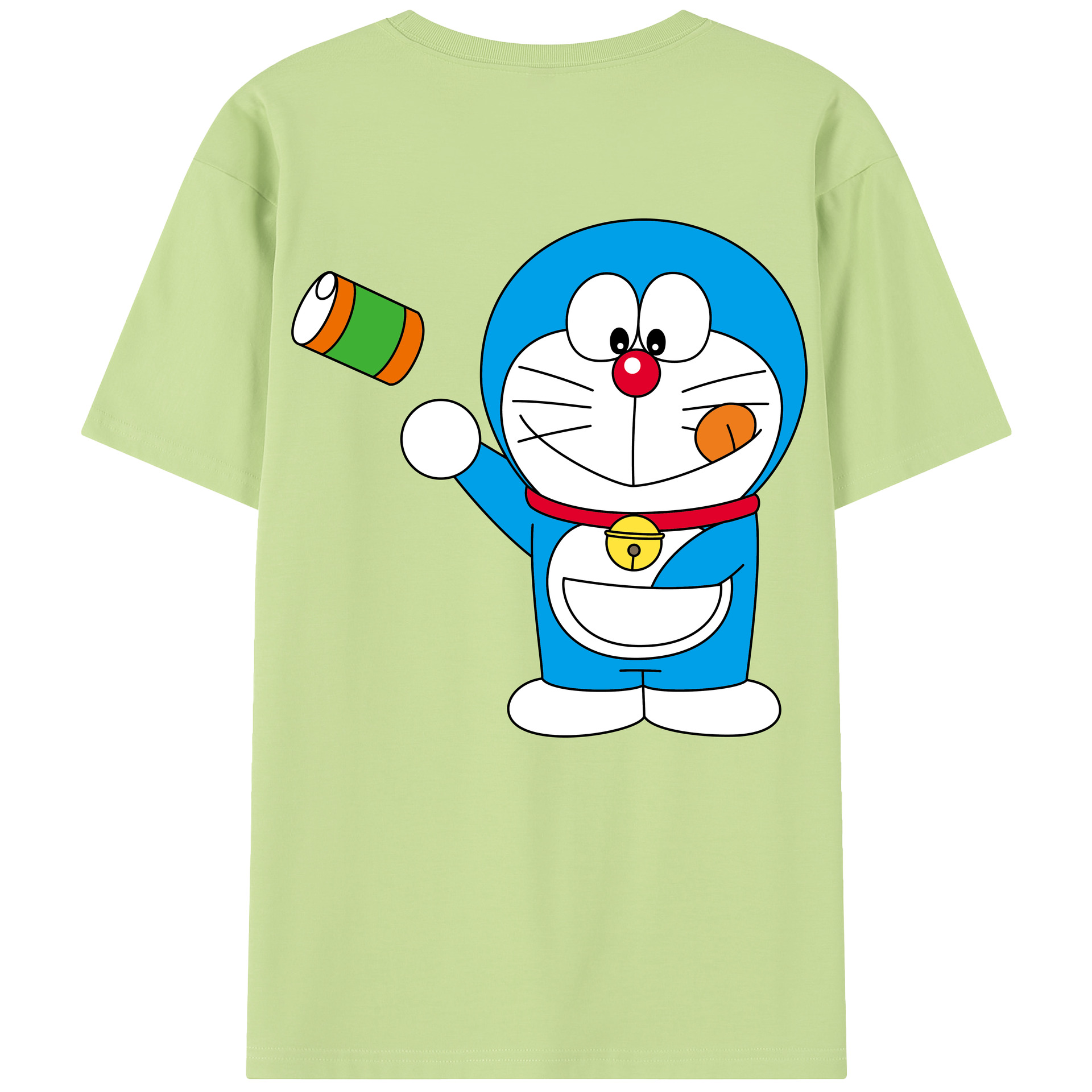 （画像用） ドラえもん Doraemon 綿100％半袖Tシャツ（背面プリント）